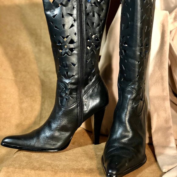 Mia Women's Boots Size 7 Genuine Leather - Picture 2 of 3